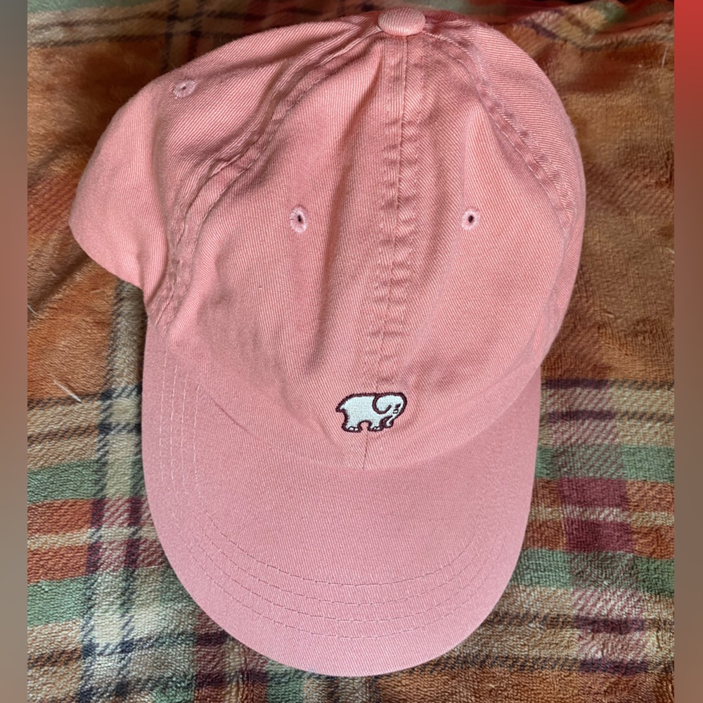 Ivory ella pink baseball cap